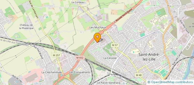 localisation de l'entreprise N.O.E DISTRIBUTION à LAMBERSART