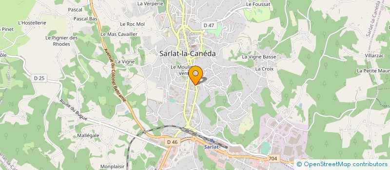localisation de l'entreprise N O F A D à SARLAT-LA-CANEDA