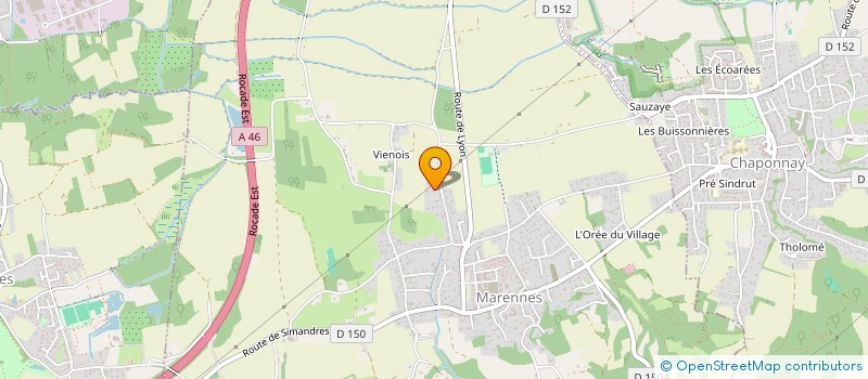 localisation de l'entreprise N&O FORMATION  MARENNES