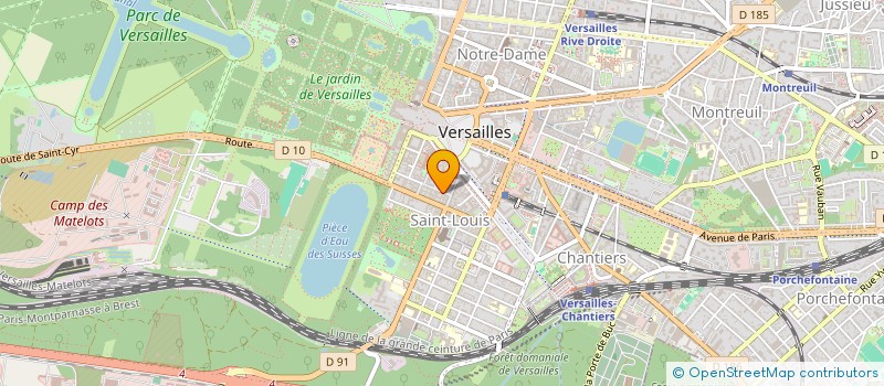 localisation de l'entreprise N.O.G.A.S à VERSAILLES