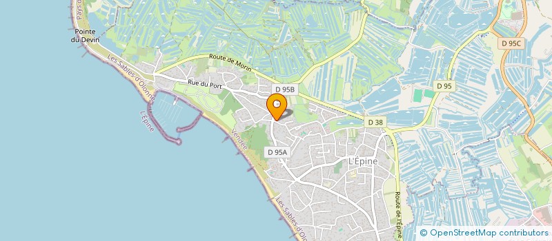 localisation de l'entreprise N.O. JARDINS  L'EPINE