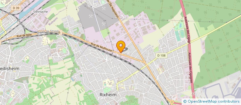 localisation de l'entreprise N O V U à RIXHEIM