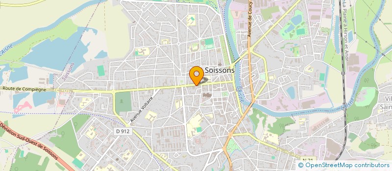 localisation de l'entreprise N'OR à SOISSONS