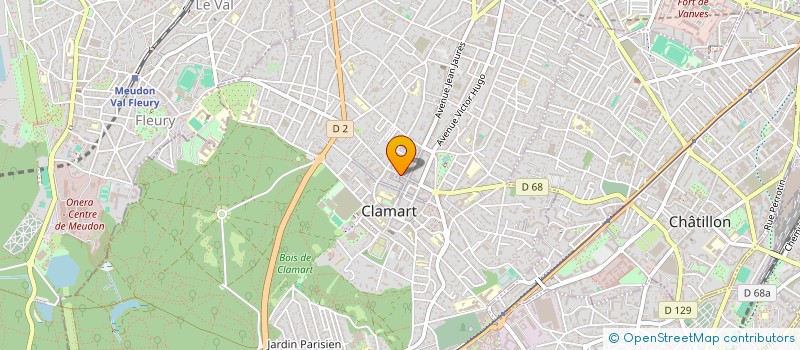 localisation de l'entreprise N.P.  CLAMART