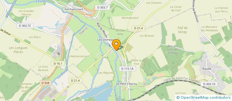 localisation de l'entreprise N.P.A.S. à CHERISY