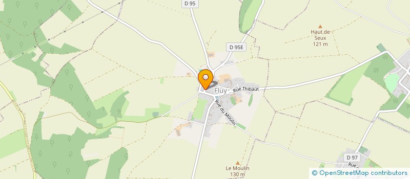 localisation de l'entreprise N & P CONSEILS à FLUY