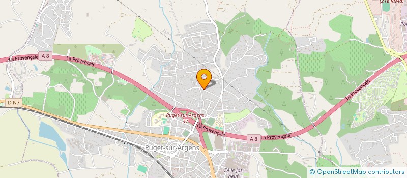 localisation de l'entreprise N.P FINANCES à PUGET-SUR-ARGENS