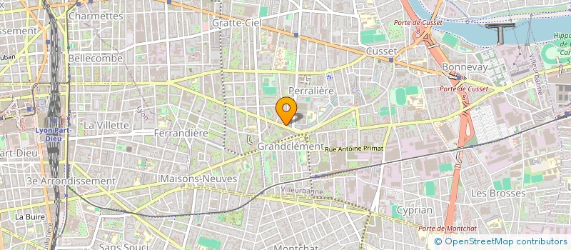 localisation de l'entreprise N P INSTITUT  VILLEURBANNE