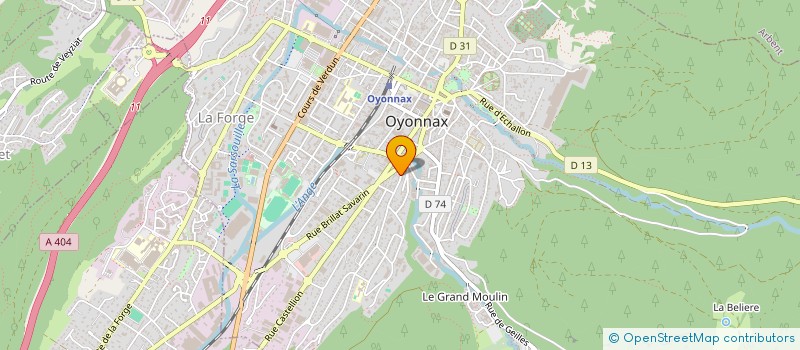 localisation de l'entreprise N P J à OYONNAX