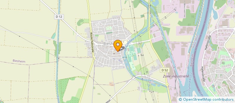 localisation de l'entreprise N P L J  NEUF-BRISACH