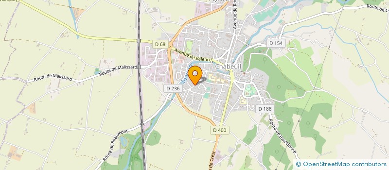 localisation de l'entreprise N P P M  MONTELIER