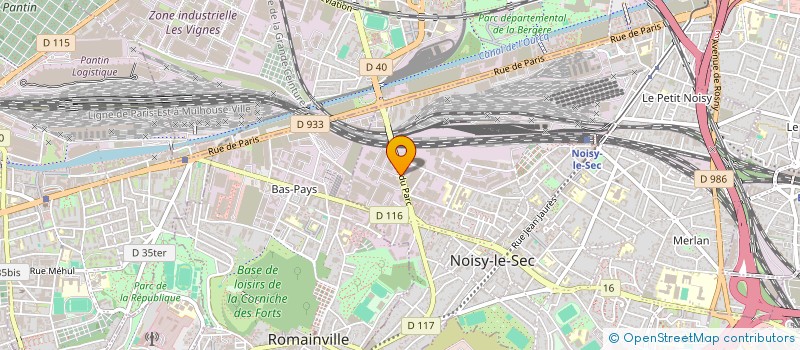 localisation de l'entreprise N.P.R. à NOISY-LE-SEC