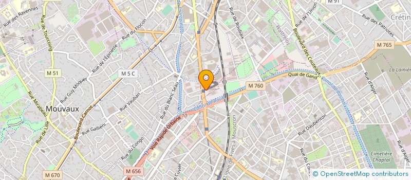 localisation de l'entreprise N+P RECYCLING à TOURCOING