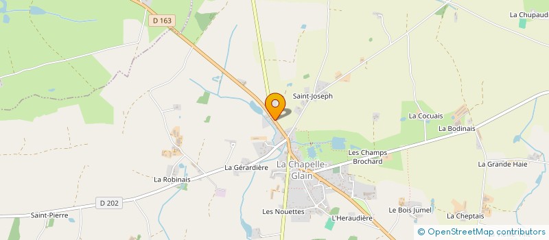 localisation de l'entreprise N.P.T.E.C. à LA CHAPELLE-GLAIN