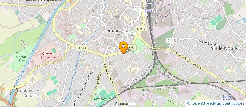 localisation de l'entreprise N PAGNIEZ S LE GENTIL NOTAIRES à DOUAI