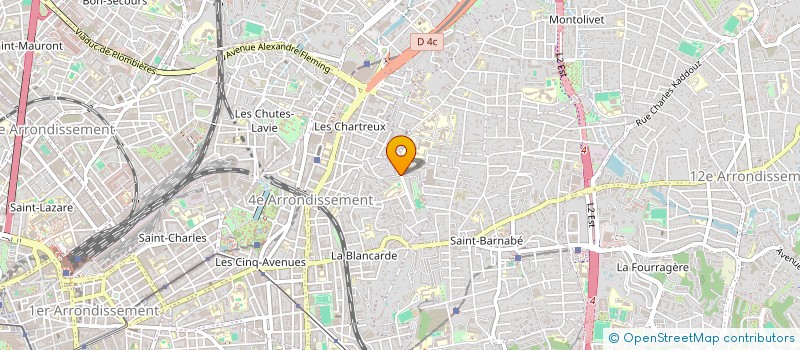 localisation de l'entreprise N.R à MARSEILLE