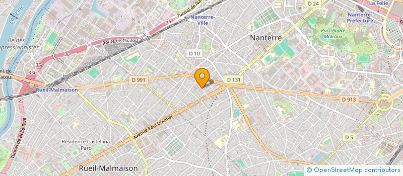 localisation de l'entreprise N.R.A PRESTIGE  NANTERRE