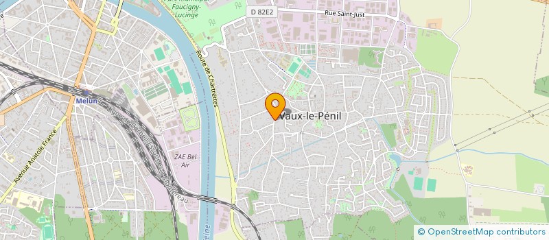 localisation de l'entreprise N.R.B. à VAUX-LE-PENIL