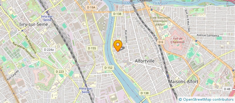 localisation de l'entreprise N.R.CONSEIL à ALFORTVILLE