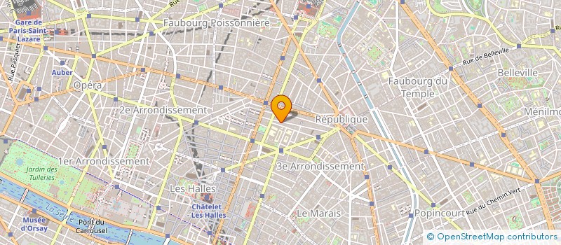 localisation de l'entreprise N R G à PARIS