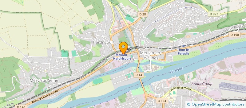 localisation de l'entreprise N.R.J.  HARDRICOURT