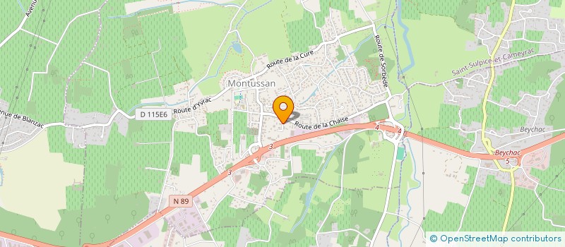 localisation de l'entreprise N.R.J. PLATRERIE à LUSSAC