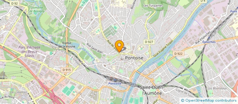 localisation de l'entreprise N.R.N. HOLDING  PONTOISE