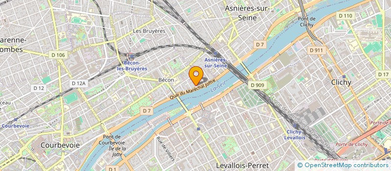 localisation de l'entreprise N-R PLOMBERIE  COURBEVOIE
