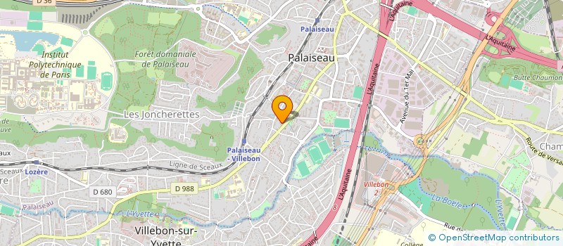 localisation de l'entreprise N.R.U. PALAISEAU à PALAISEAU