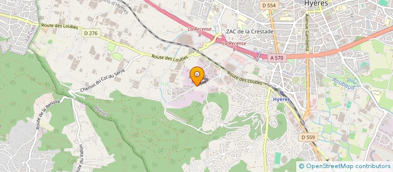 localisation de l'entreprise N R X à HYERES
