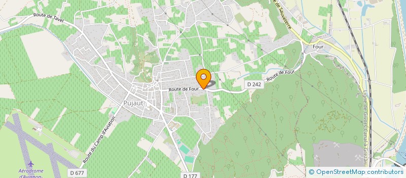 localisation de l'entreprise N.R.X FRANCE à PUJAUT