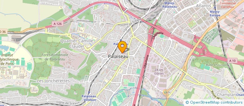 localisation de l'entreprise N & S à PALAISEAU