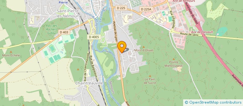 localisation de l'entreprise N S  NEMOURS