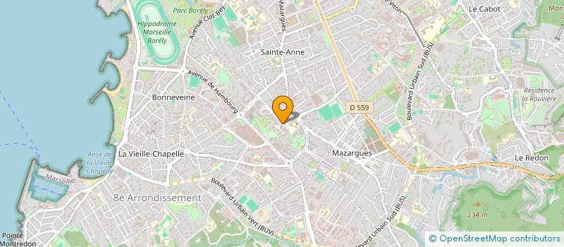 localisation de l'entreprise N.S à MARSEILLE