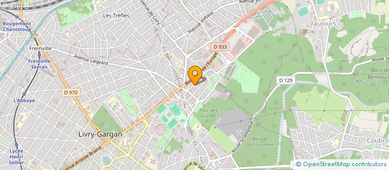 localisation de l'entreprise N&S à LIVRY-GARGAN