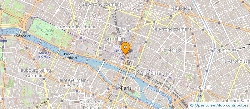 localisation de l'entreprise N S A à PARIS