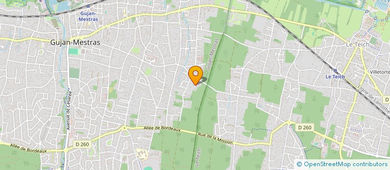 localisation de l'entreprise N.S.A  GUJAN-MESTRAS