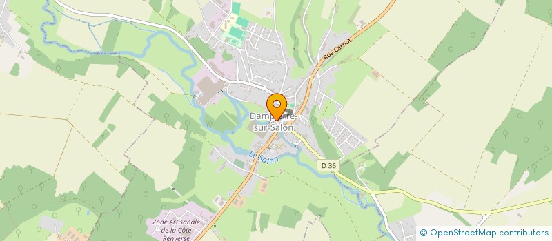 localisation de l'entreprise N.S.A DAMPIERRE SUR SALON  DAMPIERRE-SUR-SALON