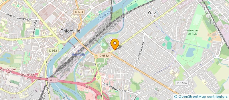 localisation de l'entreprise N.S.A.R.  YUTZ