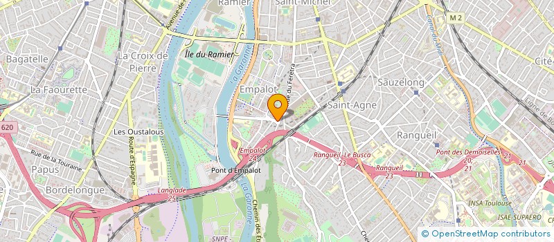 localisation de l'entreprise N.S.B EXPRESS à TOULOUSE