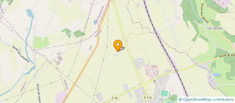 localisation de l'entreprise N & S BOULUD  DIEMOZ