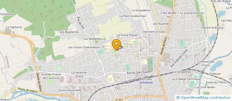 localisation de l'entreprise N.S.C.O  VENDOME