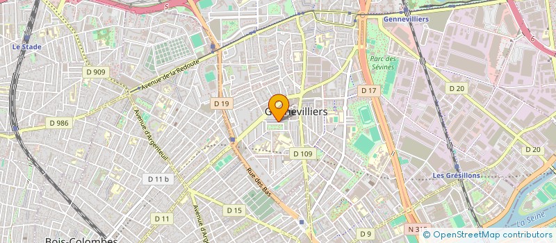 localisation de l'entreprise N.S CONNEXION à GENNEVILLIERS