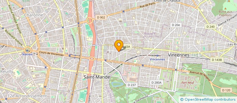 localisation de l'entreprise N.S. CONSULTING à VINCENNES