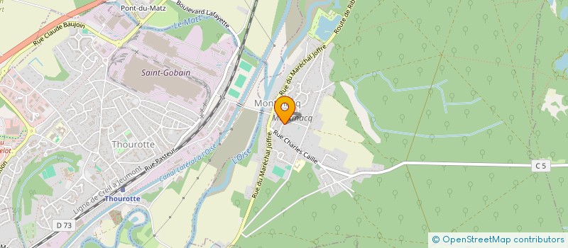 localisation de l'entreprise N.S.D.D  MONTMACQ