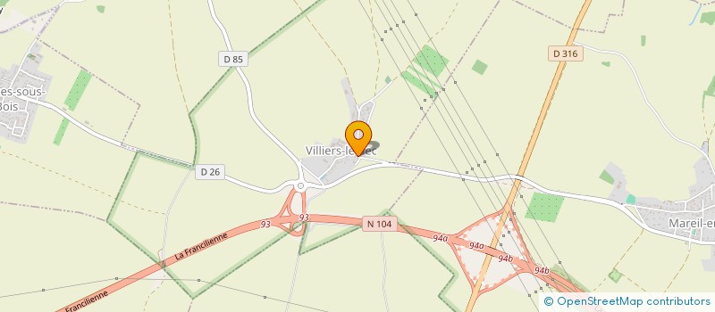 localisation de l'entreprise N.S.E  VILLIERS-LE-SEC