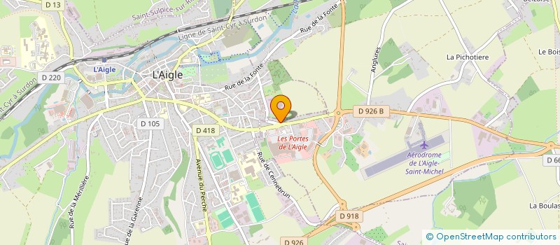 localisation de l'entreprise N.S.F-AVENIR-ENERGIE à SAINT-SULPICE-SUR-RISLE