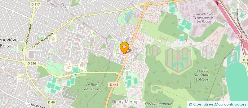 localisation de l'entreprise N.S G.V AUTO S.A.S à FLEURY-MEROGIS