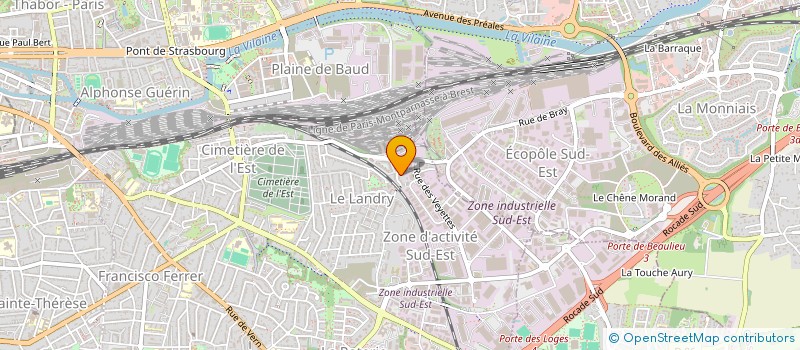 localisation de l'entreprise N S H  RENNES