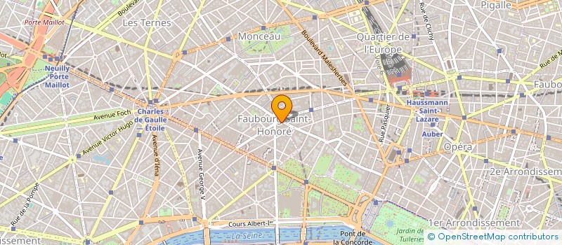 localisation de l'entreprise N S H à PARIS